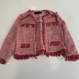 Women’s Zara Blazer Red & White & Blue